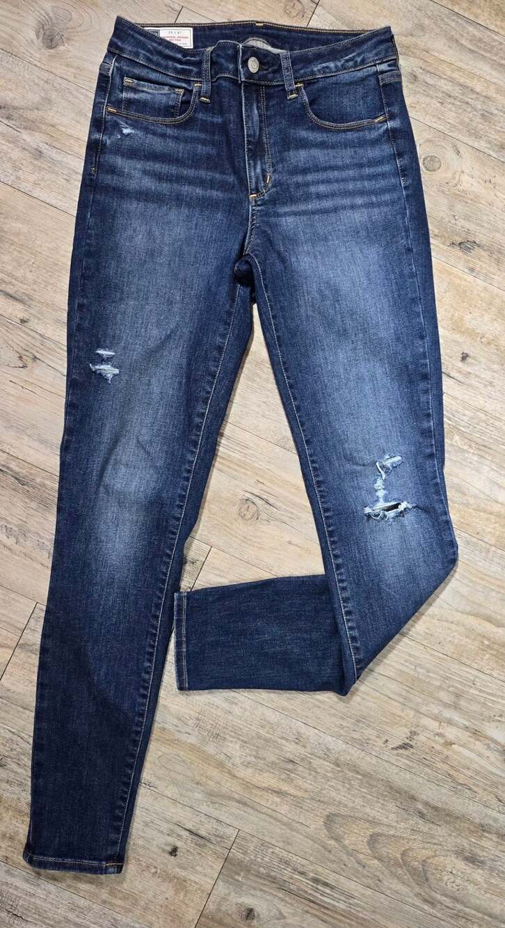 Gap Universal Jegging Mid Rise Distressed Jeans Size 29 Tall